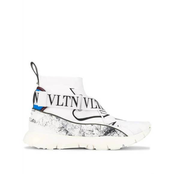 NEW VALENTINO GARAVANI men's heroes sneakers in white - Picture 1 of 4